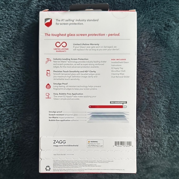 Glass+ Screen Protector for iPhone XR - Picture 2 of 2